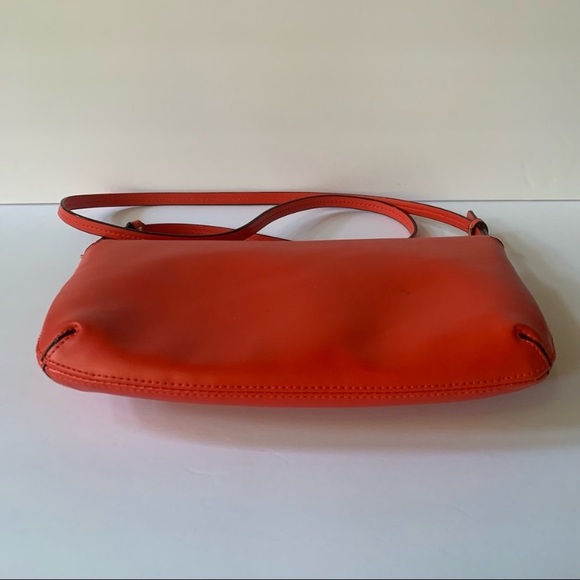 Merona Target  Red Fold Over Crossbody Faux Leather Purse - Picture 6 of 7